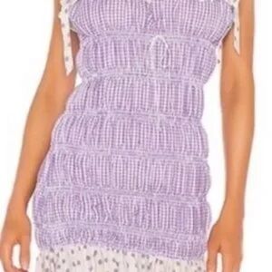 FLL Purple gingham dress
